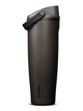 🔨Viral Metallic Grey Owala FreeSip Sway 40oz “Nailed It” Water Bottle